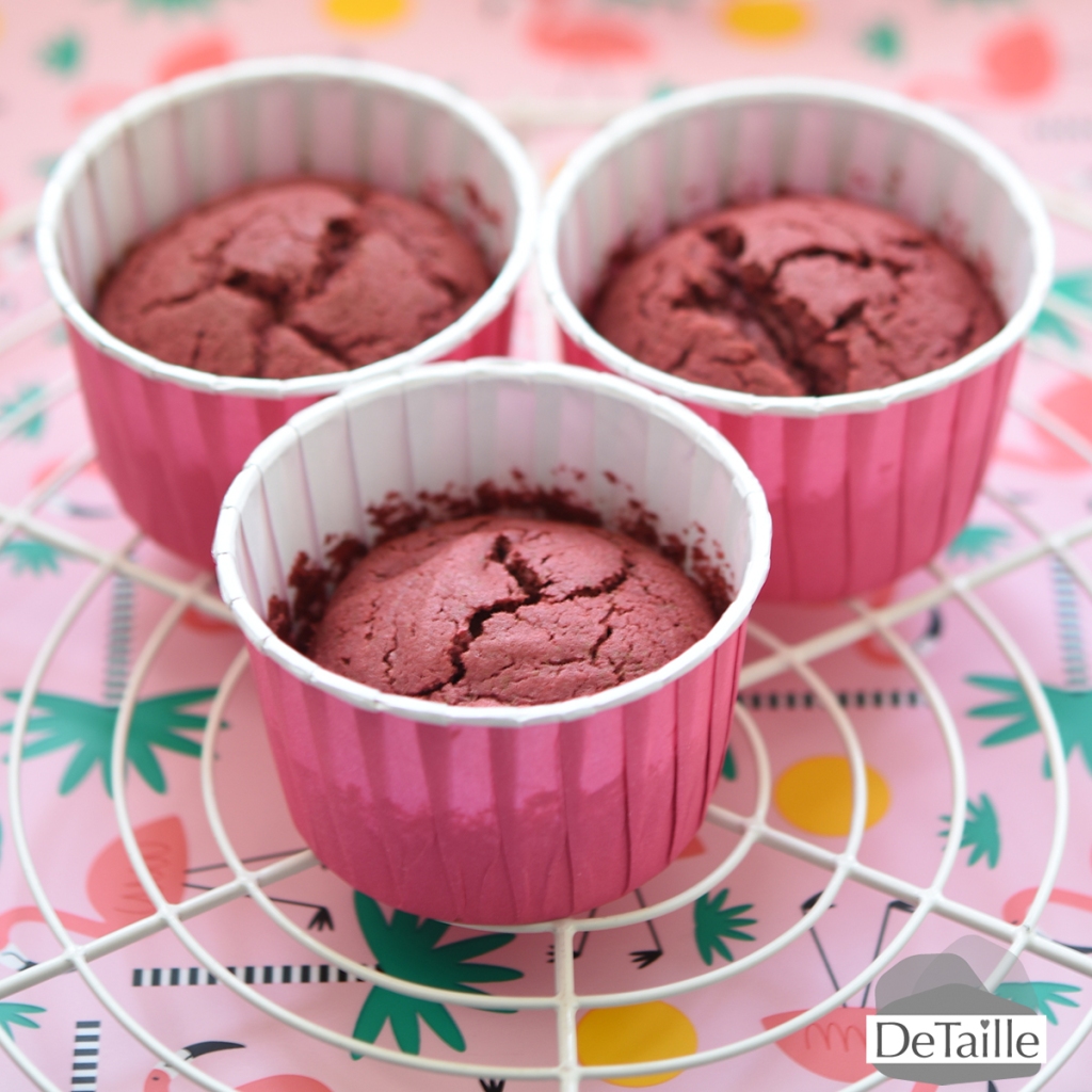 Glutenfreie Pink-Velvet-Muffins